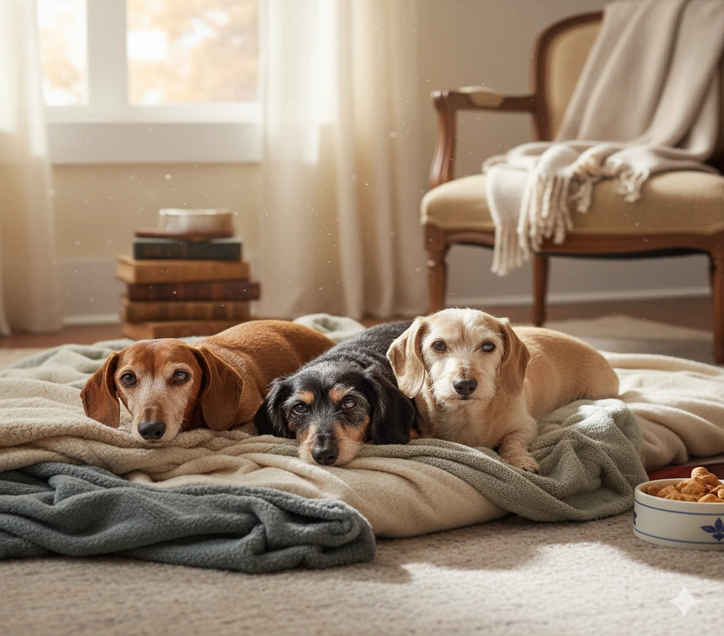 Oudere teckels herplaatsen: zoek een nieuw huis voor uw hond